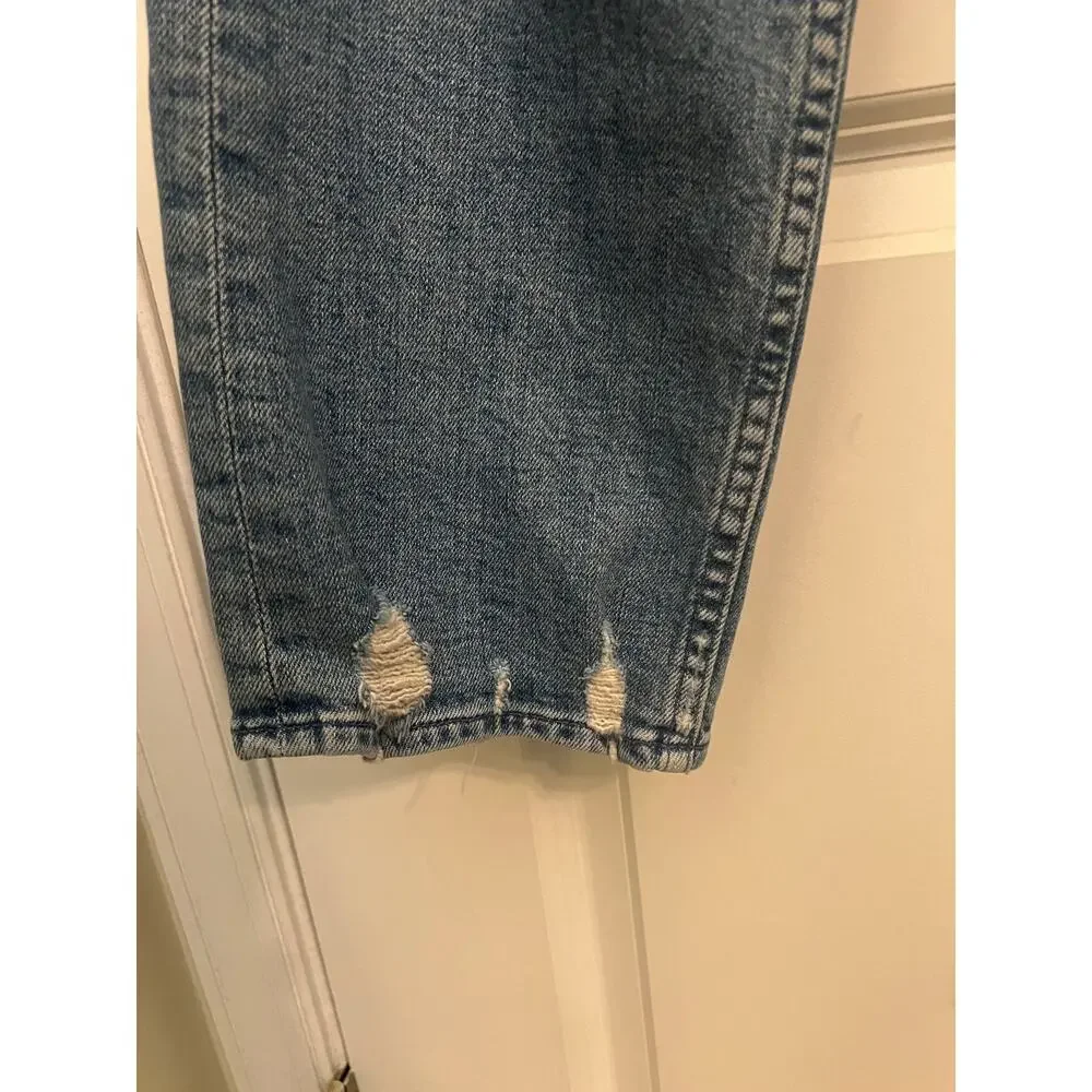 MOTHER The Tomcat Jeans 27 Confession 90s grunge tomboy chic edgy distressed